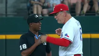 Bruce Bochy, Marcus Semien and Mike Maddux get ejected