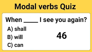 Modal Verbs Quiz। Grammar Quiz।10 English Quiz