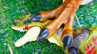 Most REALISTIC T. Rex hunting | T-REX chasing & hunting Rajasaurus| Jurassic Park Fan-Made Film