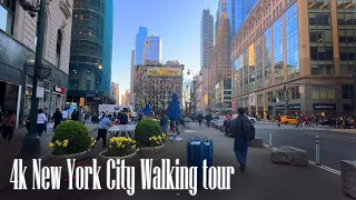 Walking in Downtown of Manhattan Amazing walking around New York City