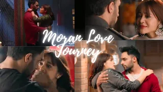 Moran vm || Moran love Journey ✨❤️ || Karan and Moanami 💕 || Ziddi dil mane na 💢