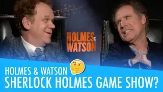Will Ferrell & John C Reilly chatting HOLMES & WATSON