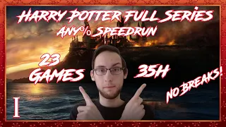 Speedrunning ALL main Harry Potter games in a row! - Full Series Any% Speedrun (~35h+) (1/3)