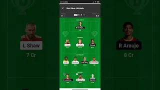 Barcelona vs Manchester United #dream11 head to head Europa league match