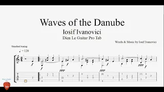 Iosif Ivanovici - Waves of the Danube - Guitar Tabs