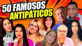 50 FAMOSOS COM FAMA DE ANTIPÁTICOS, NÃO TRATAM BEM FÃS E JORNALISTA e que imprensa diz: Duas Caras