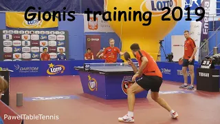 Gionis Panagiotis - training table tennis 2019