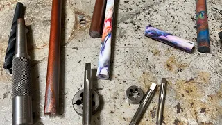 Custom/Bespoke Pen Making - Threading the Cap and Body