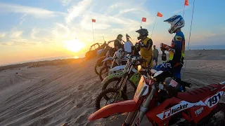 Dirt Bike Racers Take On Silver Lake Sand Dunes