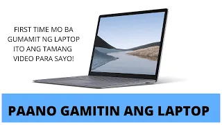 PAANO GAMITIN ANG LAPTOP - HOW TO USE LAPTOP FOR BEGINNERS |PTTV