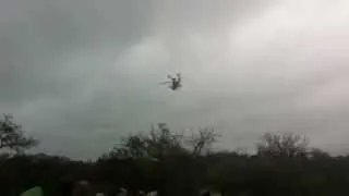 Apache Helicopter Take Off and Low Pass.