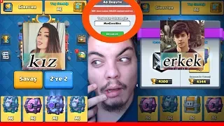 1 Girl 1 Boy Follewer - I Open the Chests Clash Royale