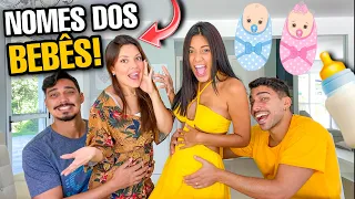 ESCOLHENDO OS NOMES DOS BEBÊS!! 🍼😍😱 *NÃO DEU MUITO CERTO*