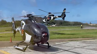 Seychelles, Mahe, ZilAir Helicopter take off