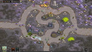 Kingdom Rush - Fungal Forest (Veteran Campaign Mode, 3 Stars No Lives Lost)