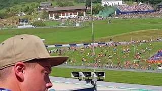 Moto GP start, 1st lap, Red Bull Ring, Austria, Spielberg, 12.8. 2018