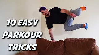 10 Amazing Parkour Tricks That Anyone Can Do At Home!