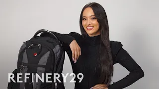 What's In Faouzia's Bags | Spill It | Refinery29