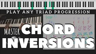 Piano Chord Inversions - How to Play ANY Progression from ANY Major scale