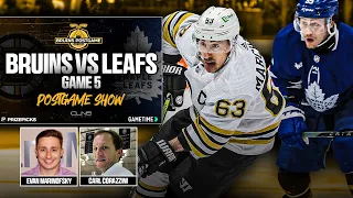 LIVE: Bruins vs Leafs Game 5 Postgame Show