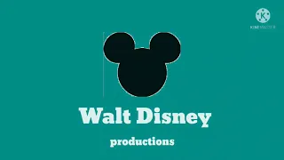 (rare) Walt Disney productions logo 1980