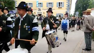 Patronatstag der bayerischen Gebirgsschützen 2018 in Bichl