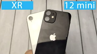 iPhone XR vs iPhone 12 mini сравнение камер, speed test