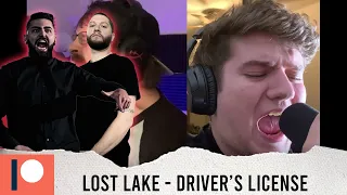 WHOA. | METALCORE BAND REACTS - LOST LAKE "DRIVER'S LICENSE" (METAL COVER) - REACTION / REVIEW