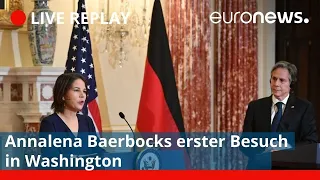 "Keinen stärkeren Partner als die USA": Baerbock trifft US-Außenminister Blinken in Washington