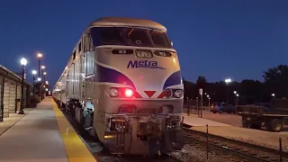 Barrington Metra Evening Rush With Some Cool Catches - 9/30/22