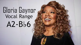 [HD] Gloria Gaynor Vocal Range (A2 - Bb6) - The Queen of Disco!