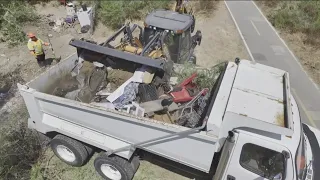 Chula Vista bulldozes homeless encampment near Plaza Bonita mall