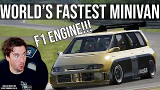 The Glorious Renault Espace F1 Takes On The Nordschleife