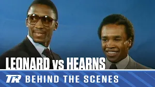 Sugar Ray Leonard vs Thomas Hearns Behind The Scenes | CLASSIC BOXING FOOTAGE