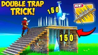 *EASY* DOUBLE TRAP TRICK IS UNFAIR!! - Fortnite Funny Fails and WTF Moments! #803