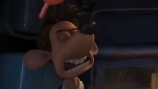 Every time Roddy gets hurt in Flushed Away (2006)