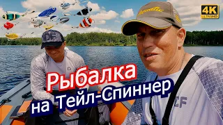 Простая рыбалка на Тейл Спиннер. Спиннинг в июле 2023