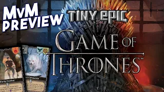 Tiny Epic Game of Thrones Preview - A Lot of Betrayal in a Small Box!