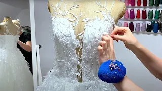 Making my wedding dress | Ball gown I Sewing I Tutorial I DIY I Szycie mojej sukni ślubnej