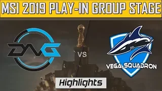 DFM vs VEGA Highlights | MSI 2019 Play in Group Stage | DetonatioN FocusMe vs Vega Squadron