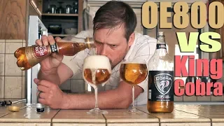 Which Malt Liquor Tastes Less Worse? Old English 800 (OE800) VS King Cobra Beer Review.