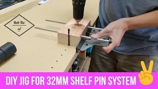 DIY Jig for System 32 / 32mm Shelf Pin System