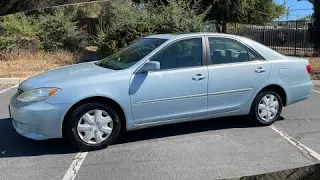 2005 Toyota Camry LE. 4 cylinder. 112k miles. Clean title. Clean CARFAX. For sale! 909-969-0976