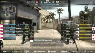 The World Championships 2015 Asian Qualifier | Singapore vs. Japan | (Map: Mirage)