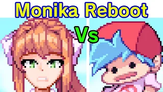 Friday Night Funkin' - VS Monika FULL WEEK REBOOTED + Cutscenes (FNF Mod) Doki Doki Literature Club!