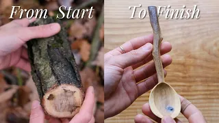 How I Carve a Spoon from Start to Finish – Narrated Version