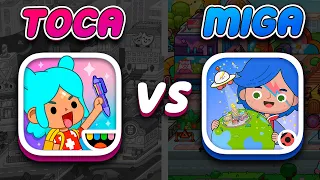 Toca Boca 🩷 vs Miga Town 💙 | Toca Life World Comparison