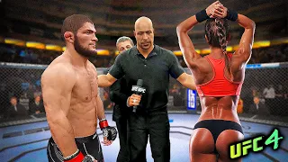 Khabib Nurmagomedov vs. Fitness Sensei (EA sports UFC 4)