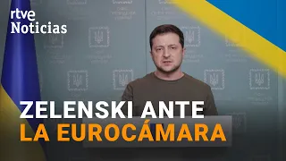 ZELENSKI al Parlamento Europeo: "DEMUESTREN que NO NOS DEJARÁN de lado" (Discurso Completo) | RTVE