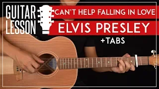 Can't Help Falling In Love Guitar Tutorial 🎸Elvis Presley Guitar Lesson |Fingerpicking Chords + TAB|